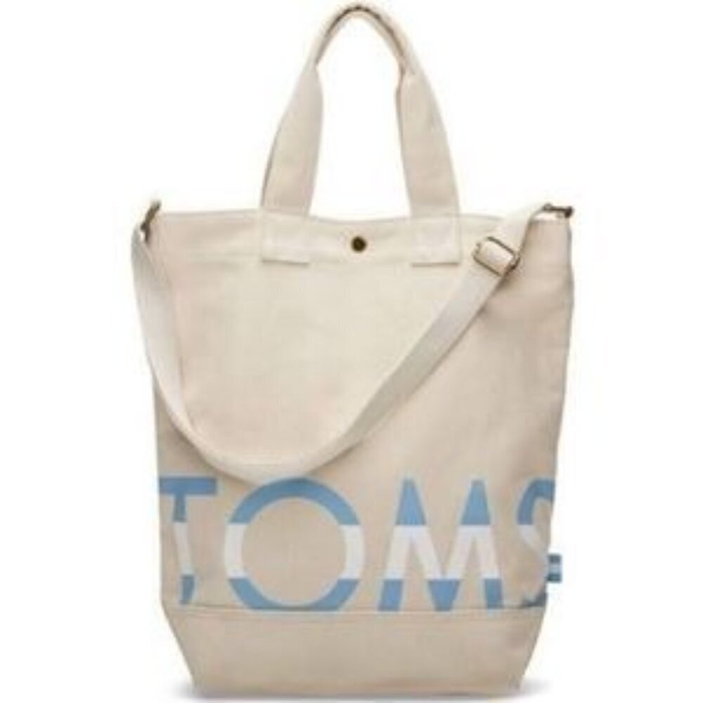 TOMS Compass Canvas Tote